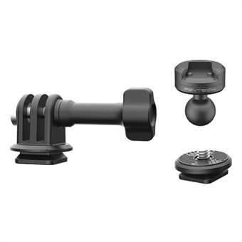 PGYTECH P-CG-145 CapLock Sportkamera Quick Release Mount Adapter Platt Set med Head för GoPro / Insta360 / DJI