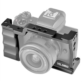 YELANGU C14-A för Canon M50 aluminiumlegeringskamera Kaninburram utan handtag Kaninburriggstabilisator