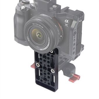 ZS45192-E1 Multifunktionskamera Expansion Ostplatta Monteringsbräda 1/4 3/8 Hål Switching Plate Fotograferingstillbehör