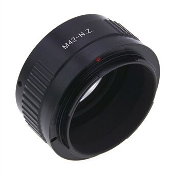 Linsfästesadapter Ring Kompatibel med M42 till Nikon Z6 Z7
