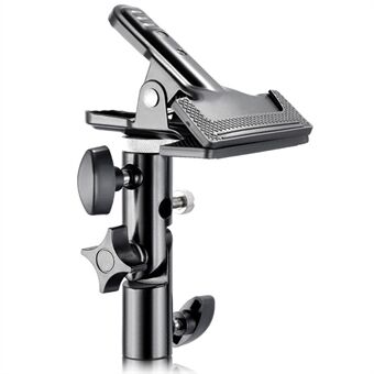 NYARE NW-176 Reflektorhållare Clamp Metal Clip Light Stand Attachment Fix Adapter för Photo Studio