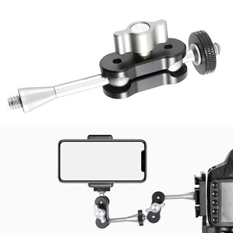 BEXIN TM-3 Magic Arm Adapter Aluminiumlegering Justerbar Camera Mount Adapter för videoljus