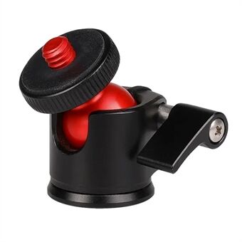 C017 för DSLR-kamera Stativhållare 360 graders roterande kula kardanfästeadapter med 1/4" skruv
