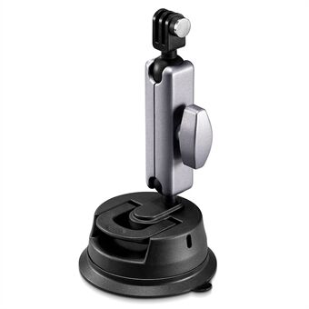 För GoPro Action Camera Bilfäste Sucker Bracket Aluminiumlegering + Nylon Kamera Telefonhållare Stand
