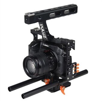PULUZ PU3010 Handhållen kamerastabilisator med Quick för Sony A7&A7S&A7R&A7R II och A7SII, Panasonic Lumix DMC-GH4 Digital SLR-kamera - Orange