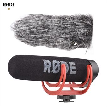 RODE VideoMic GO Super-Cardioid riktningsmikrofon med stötfäste vindrutor Lättviktsmikrofon på kameran för DSLR DV-videokamera