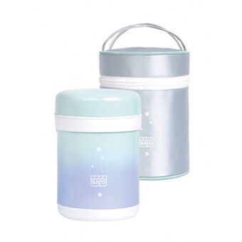 Termisk matbehållare Galaxy rostfritt stål 900 ml mintgrön/blå