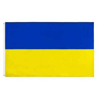 Stor ukrainsk flagga - Ukrainas nationella flagga - 90 x 150- cm