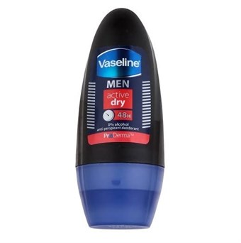 Vaseline Active Dry Deodorant - Roll On för män - 48 timmar