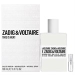 Zadig & Voltaire This is Her - Eau de Parfum - Doftprov - 2 ml