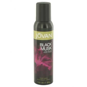 Jovan Black Musk by Jovan - Deodorant Spray 150 ml - för kvinnor